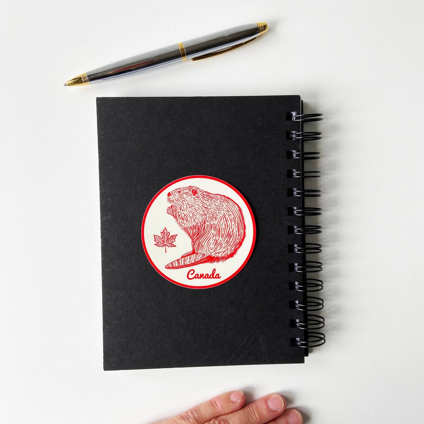 Canada Beaver Vinyl Sticker
