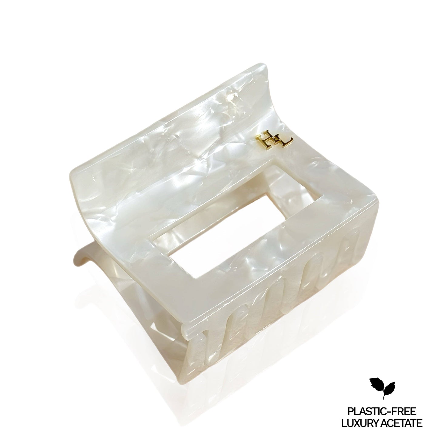 Dolce Large Acetate Claw - Perla