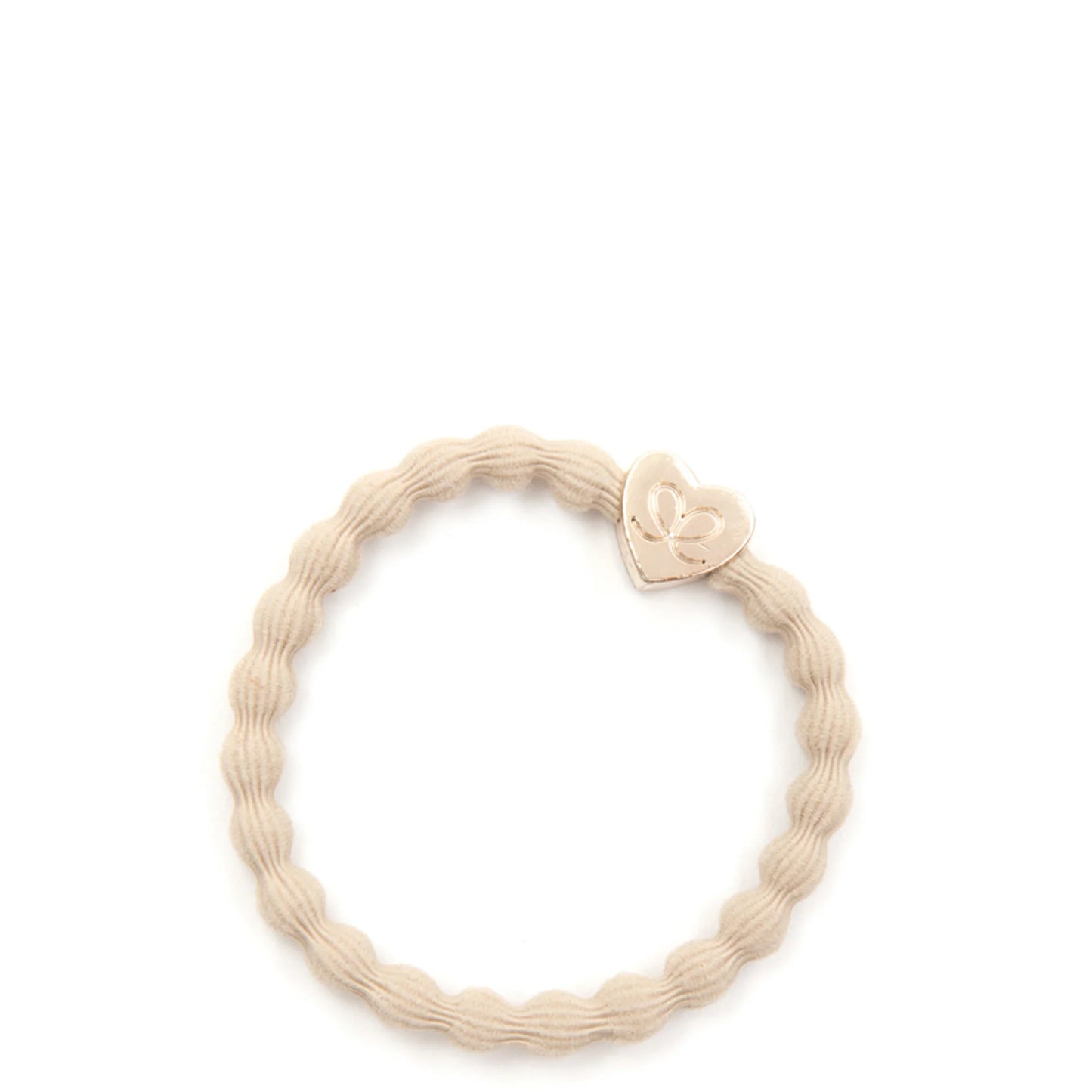 Hair Tie - Gold Heart