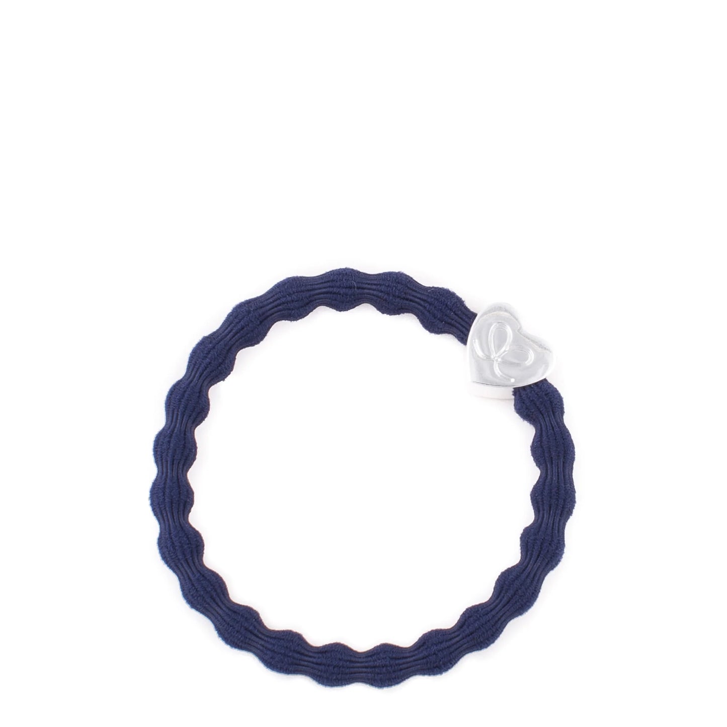 Hair Tie - Silver Heart