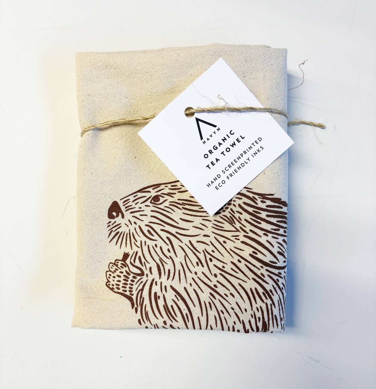 Beaver Organic Tea Towel