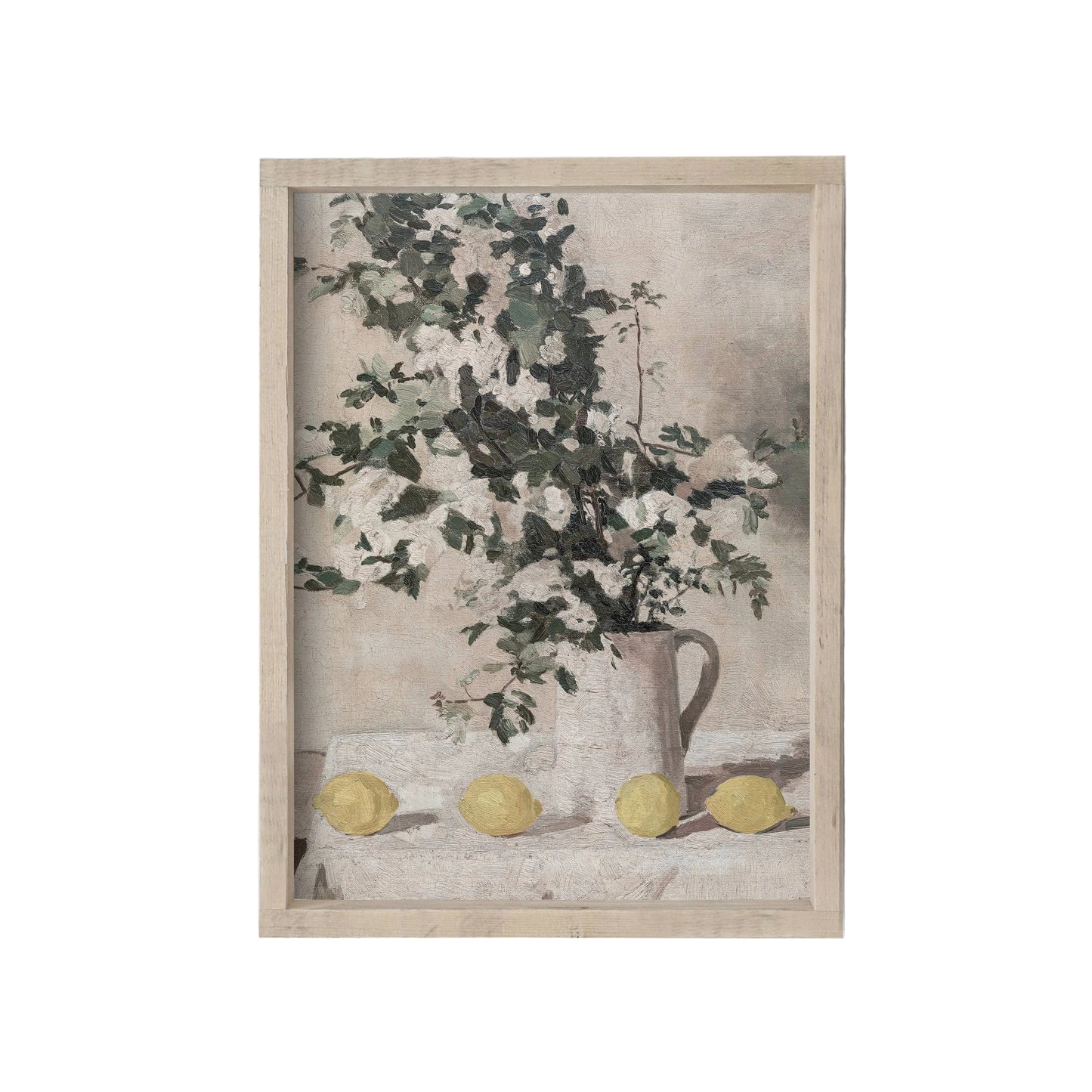 Flower Still Life with Lemons