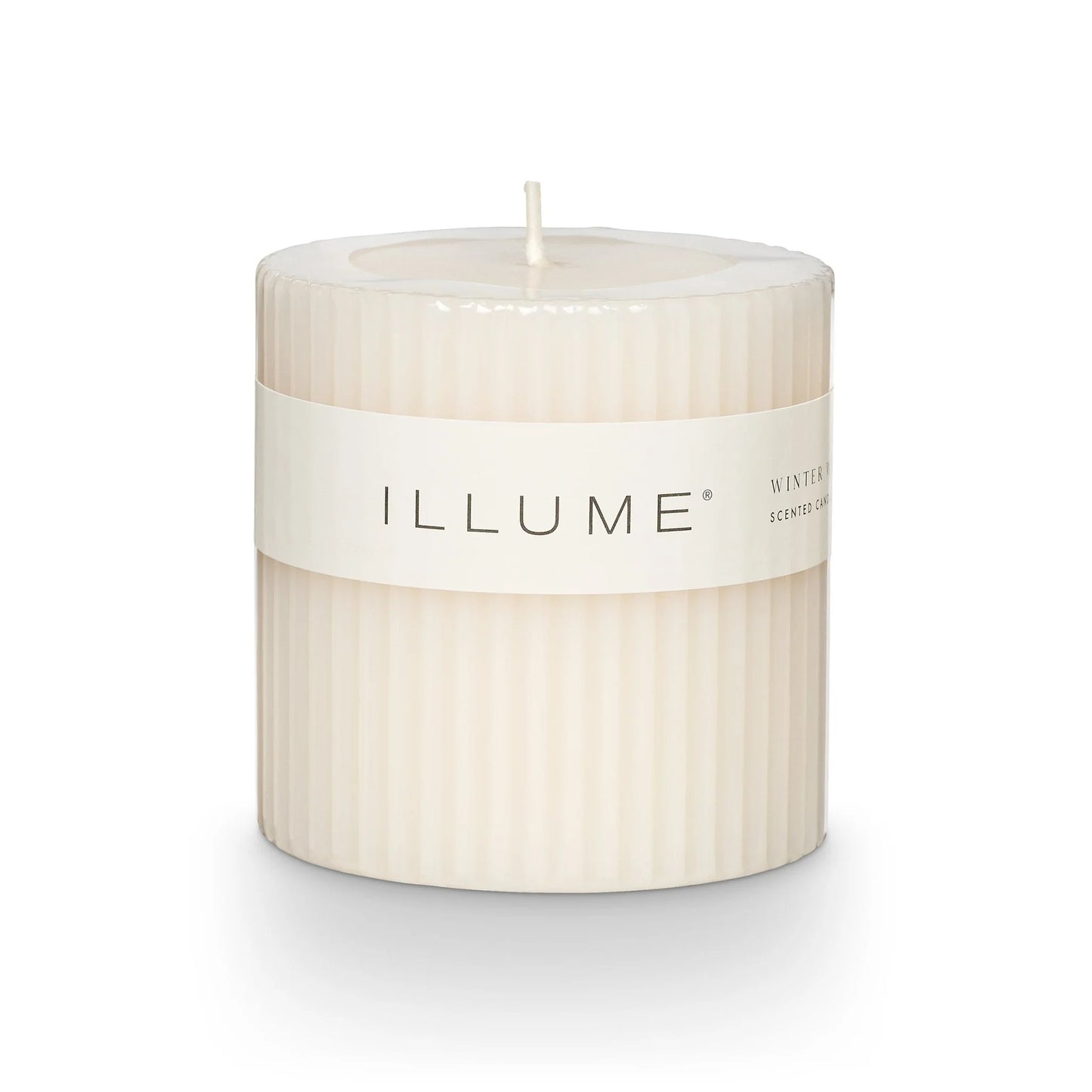 Winter White Scented Pillar SM