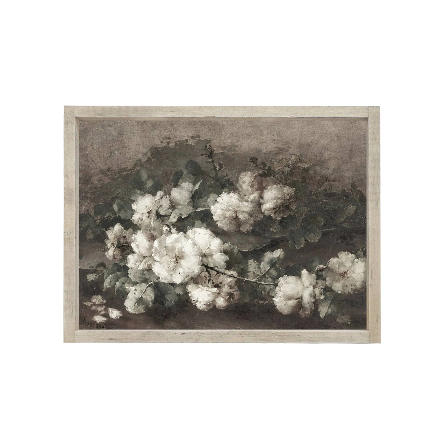 Dark Flower Wall Painting