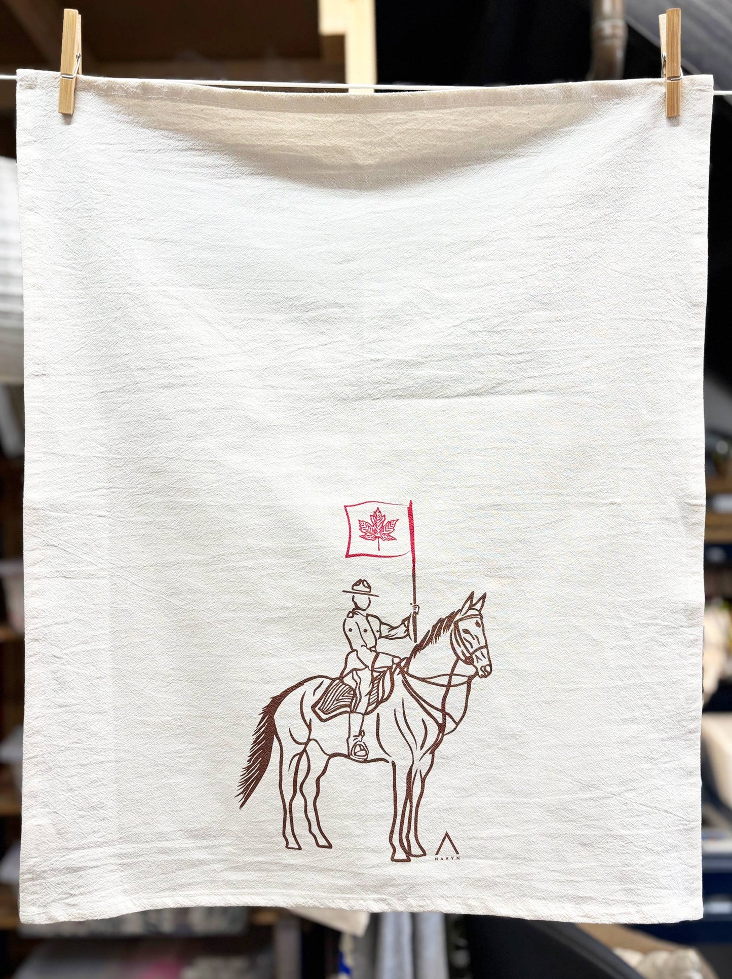 RCMP Organic Tea Towel