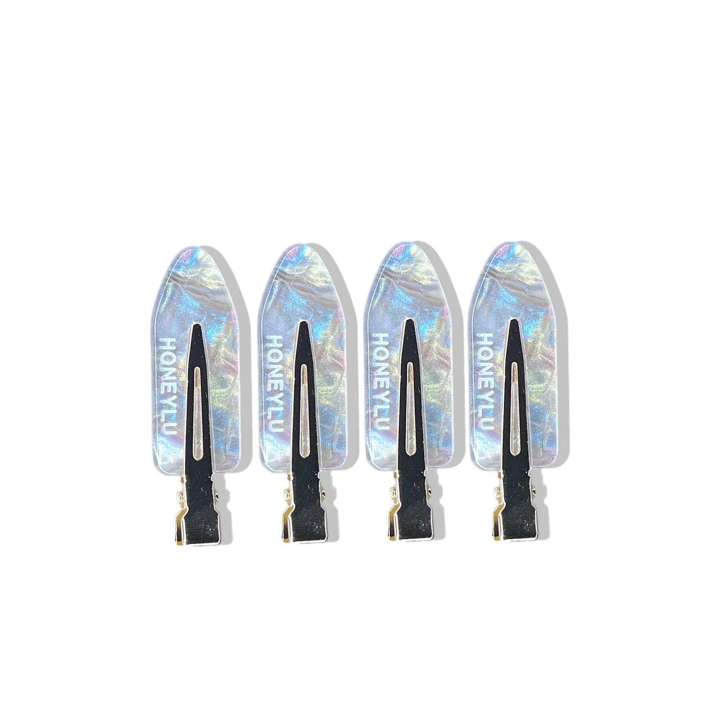 Ecofriendly No-Crease Hair Clips - Pearl
