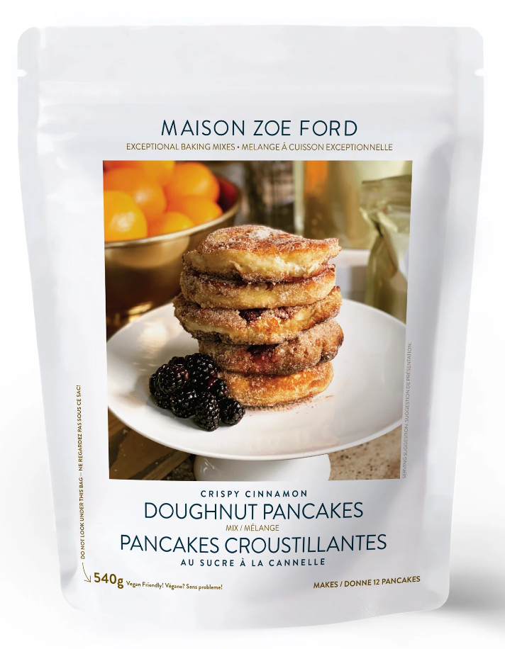 Crispy Cinnamon Doughnut Pancakes