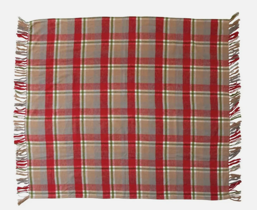 Flannel Throw Plaid