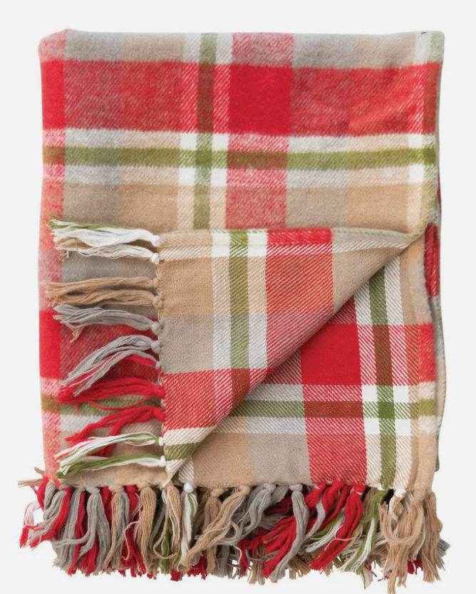 Flannel Throw Plaid