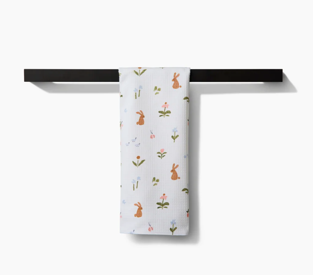 Bunny Blossom Kitchen Towel