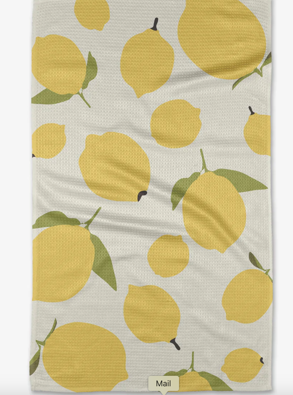 Sunny Lemons Kitchen Towel
