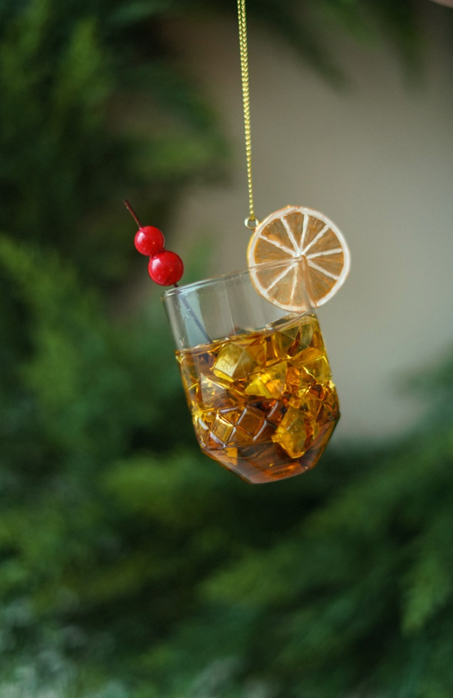 Christmas Cocktail Ornament