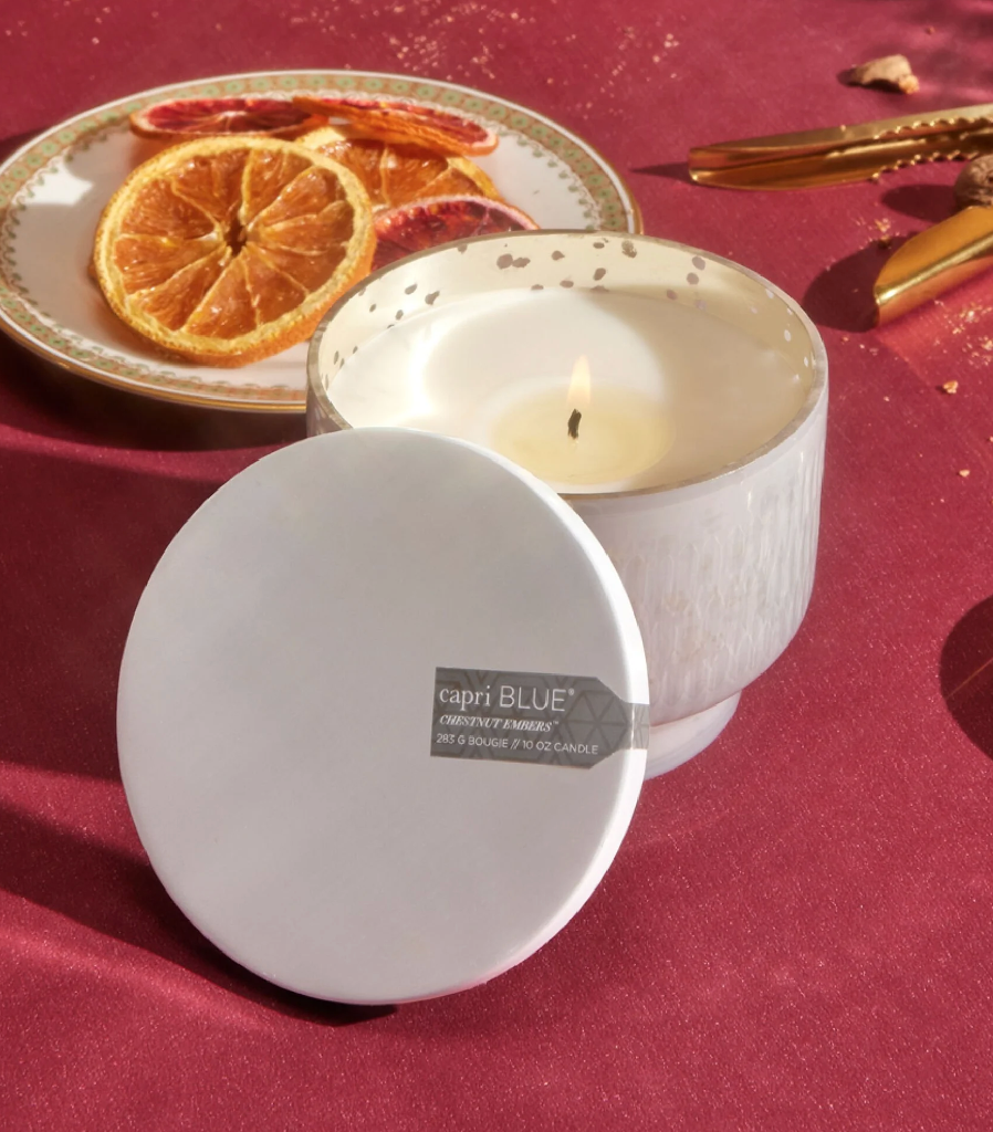 Chestnut Embers Mercury Glass