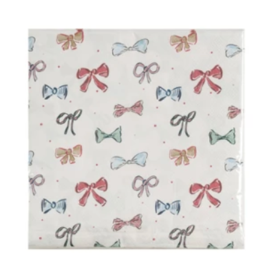 Bow Pattern Paper Napkins