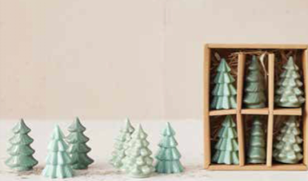 Stoneware Tree Box Set