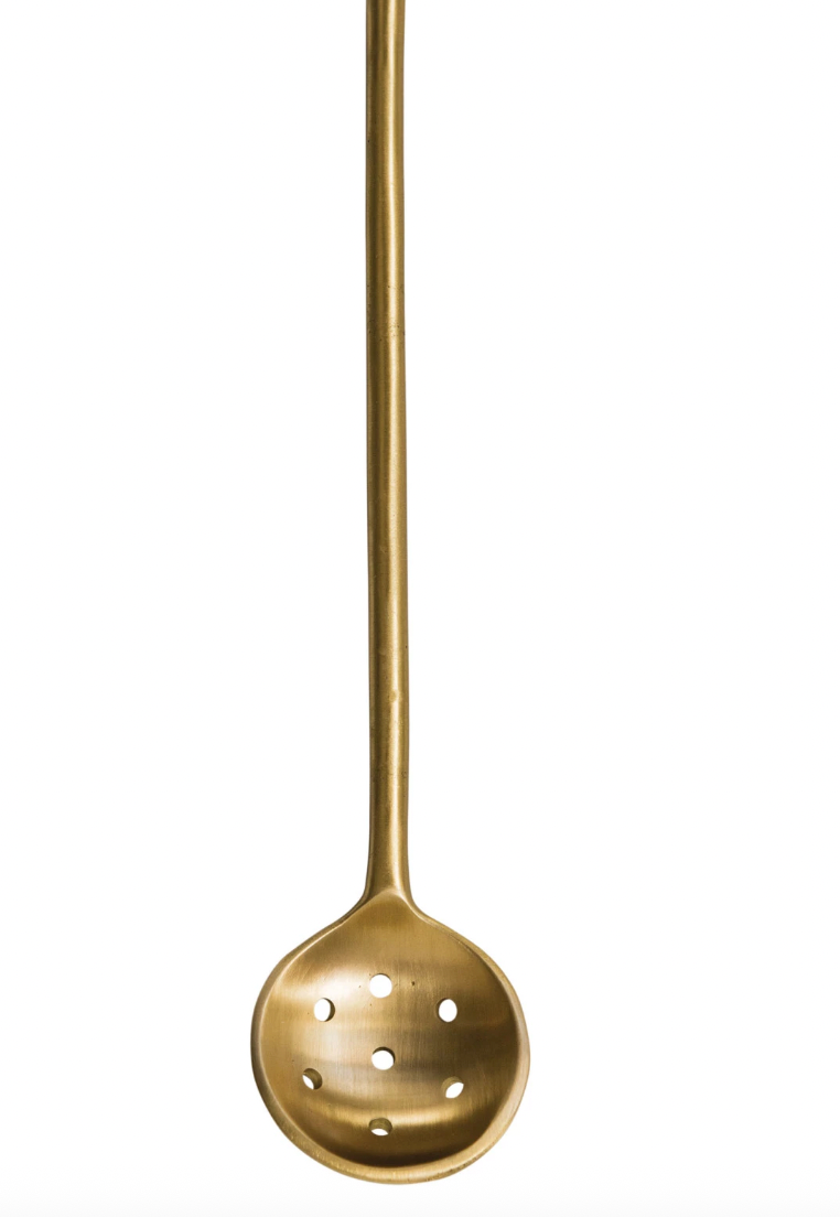 Brass Olive Spoon