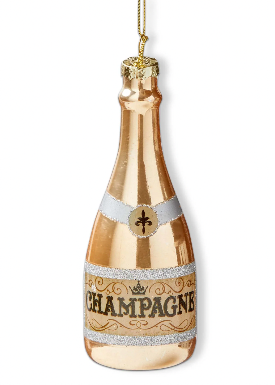 Champagne Bottle Ornament
