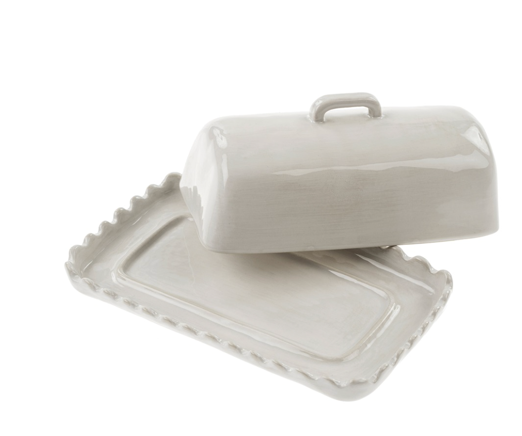 Scalloped Butter Dish