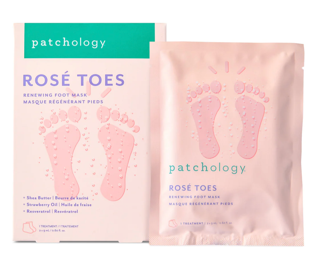 SERVE CHILLED™ ROSÉ TOES Renewing Foot Mask