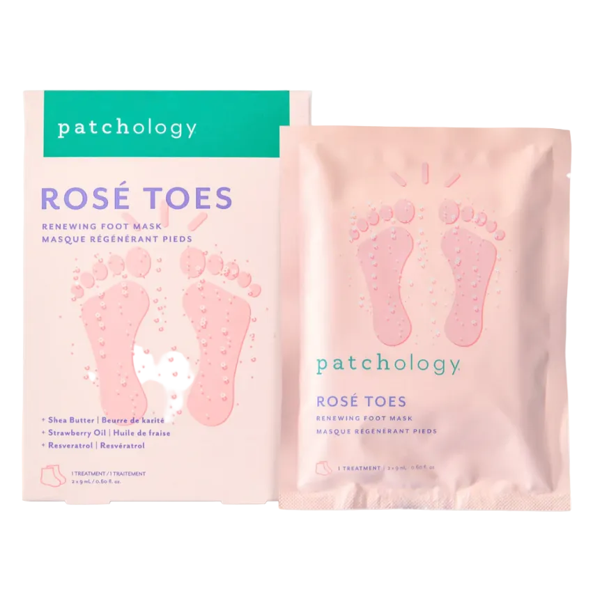 SERVE CHILLED™ ROSÉ TOES Renewing Foot Mask