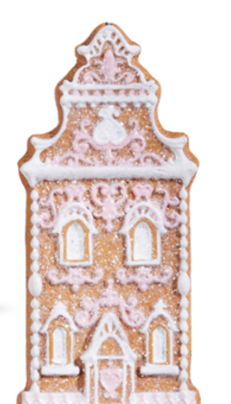 4" GINGERBREAD CHURCH ORNAMENT