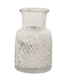 Pressed Glass Vase