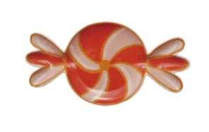 Candy Shaped Plate