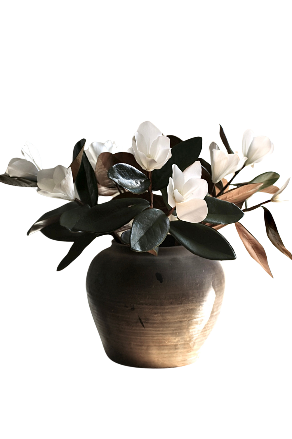 Magnolia Faux Flowers with Leaves