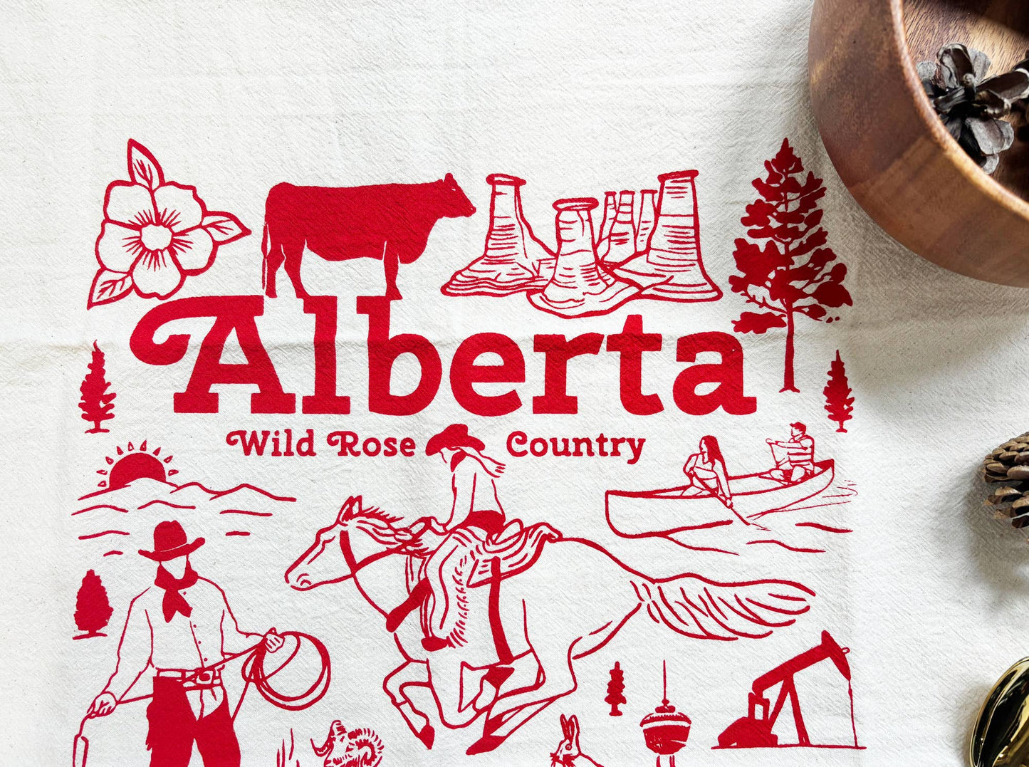 Alberta Commemorative Organic Tea Towel