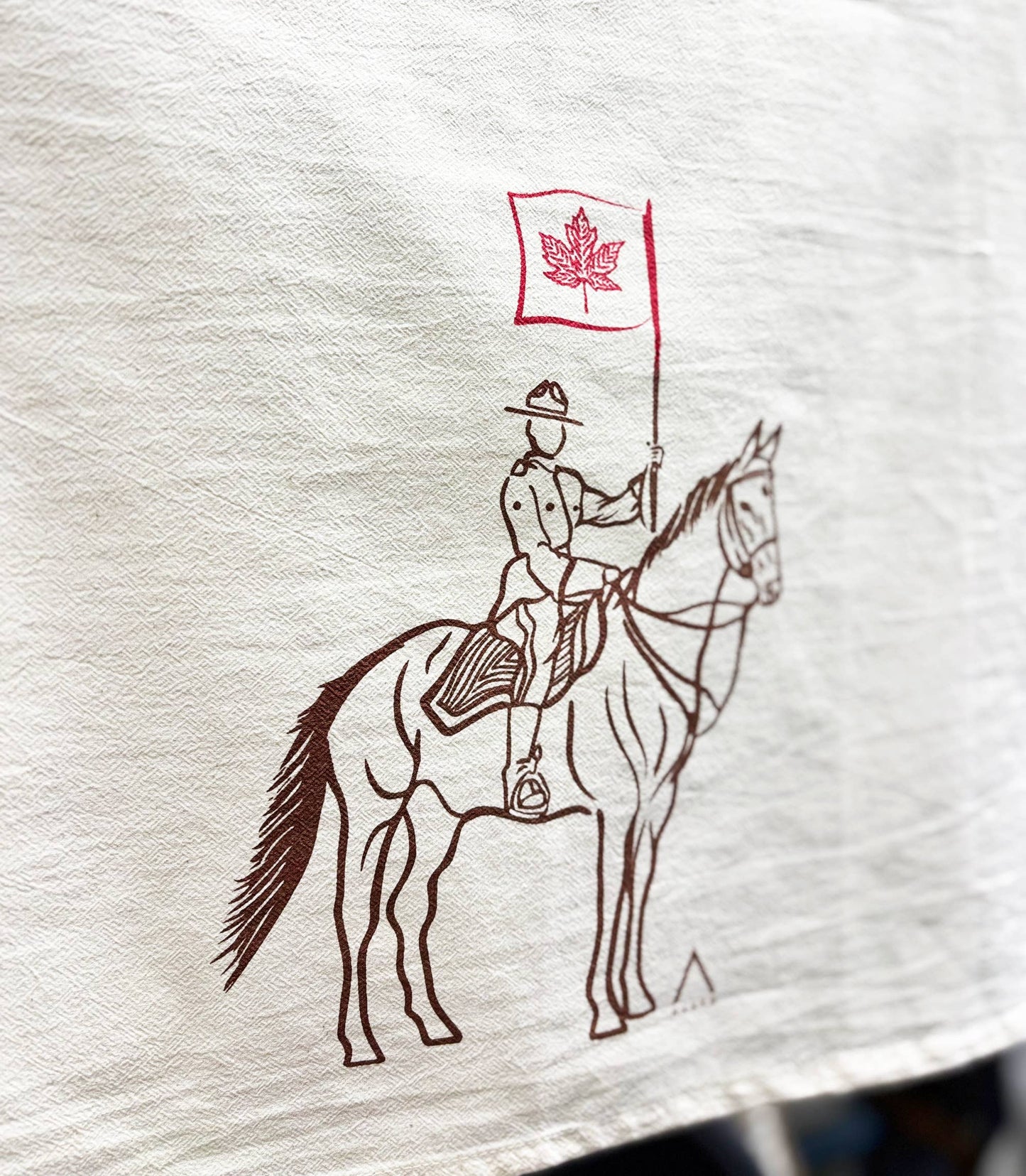 RCMP Organic Tea Towel