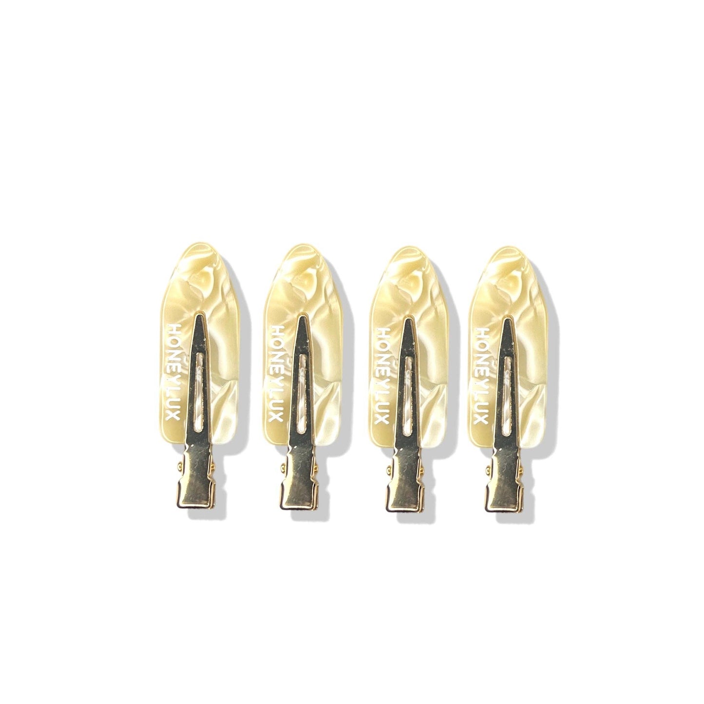 Ecofriendly No-Crease Hair Clips - Vanilla Swirl