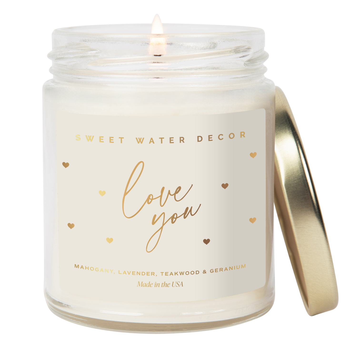 Love You Jar Candle