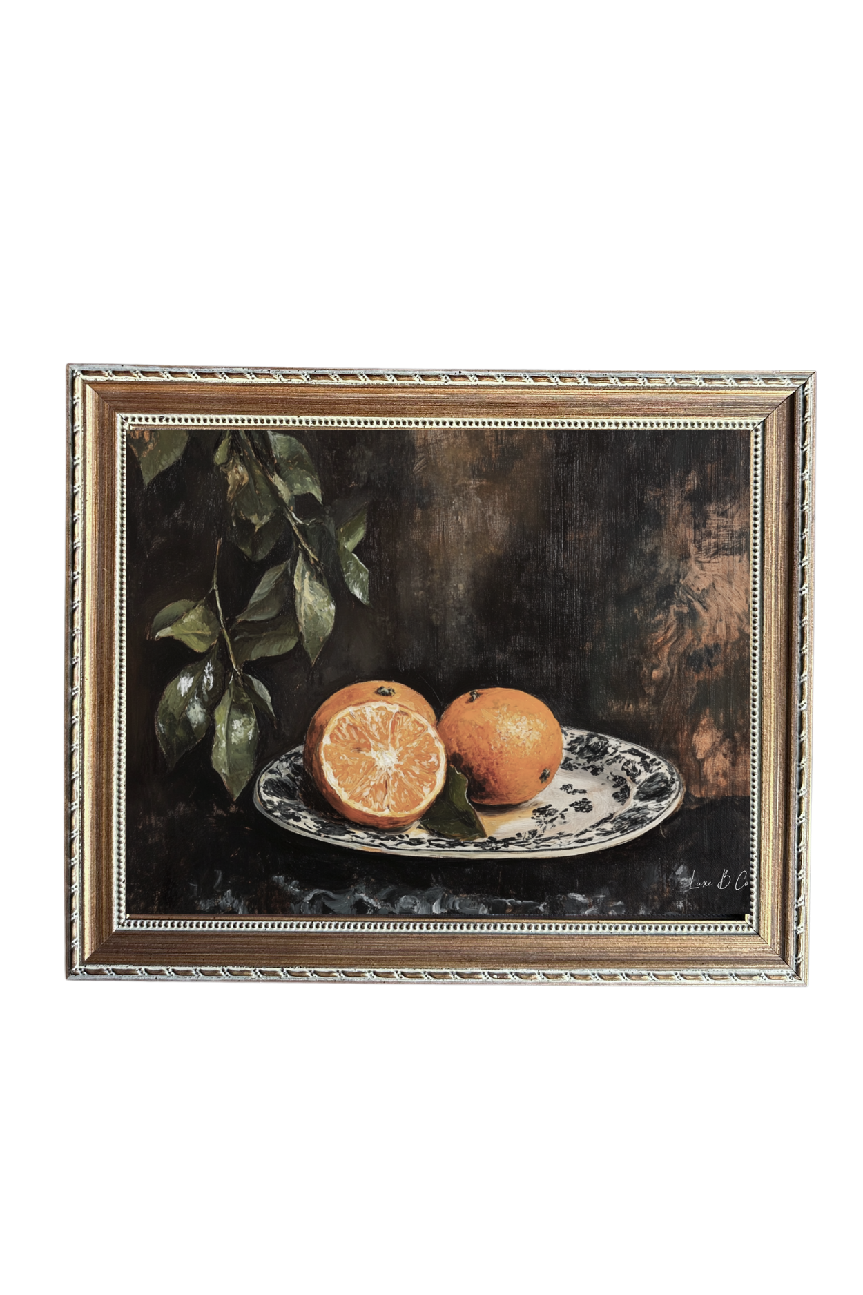 Vintage Mandarin Framed Art