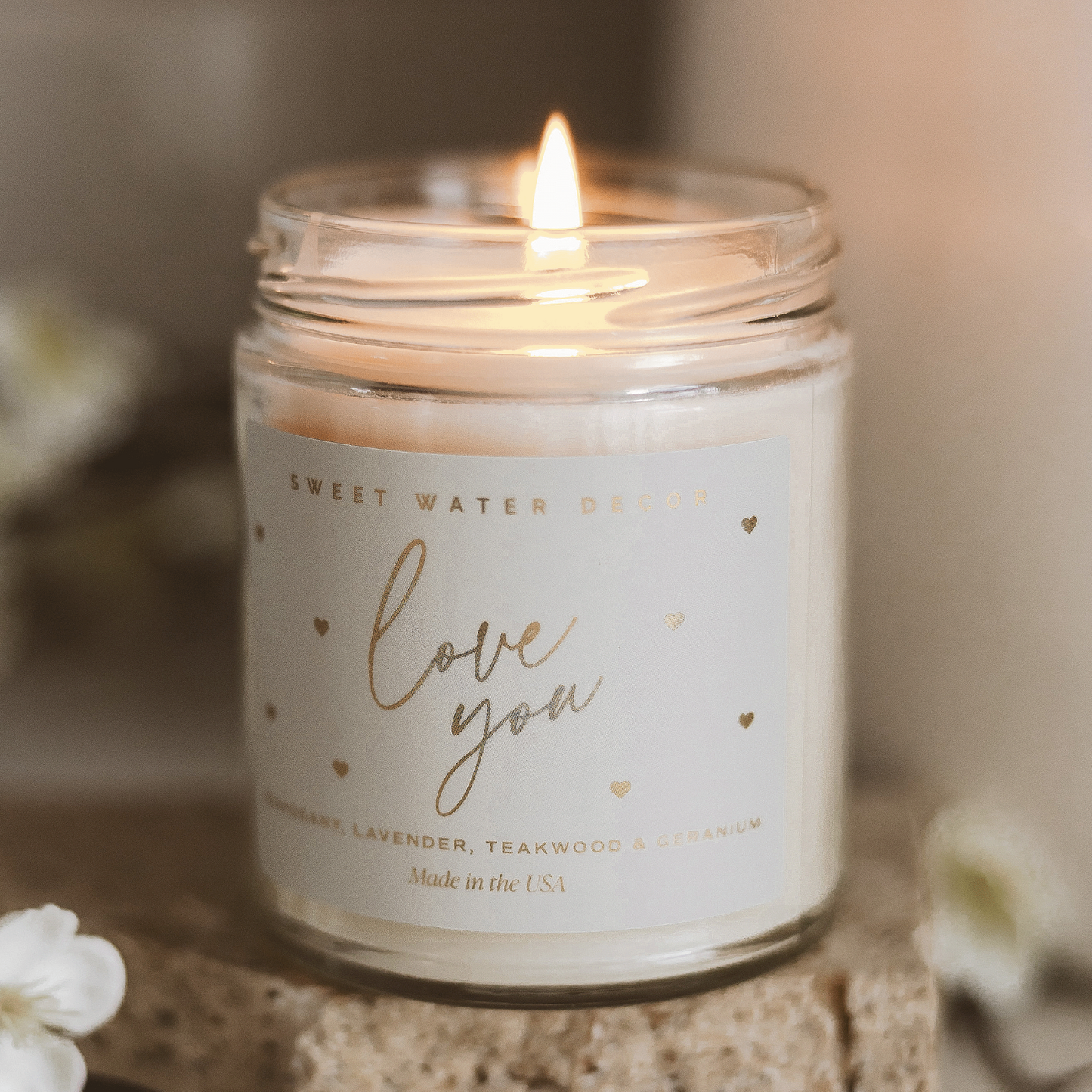 Love You Jar Candle