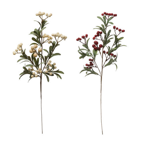 BERRY & LEAF BRANCH, 2 COLORS