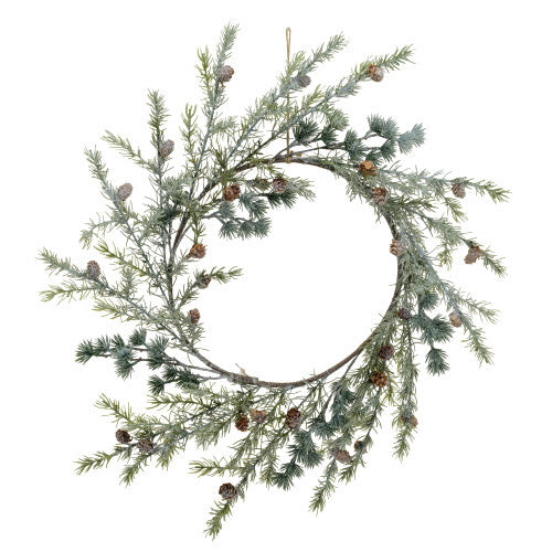 SPRUCE & PINECONE WREATH