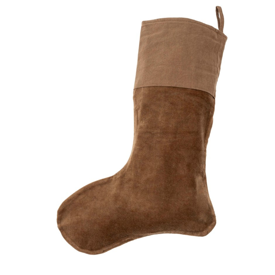 Vera Velvet Stocking, Sienna