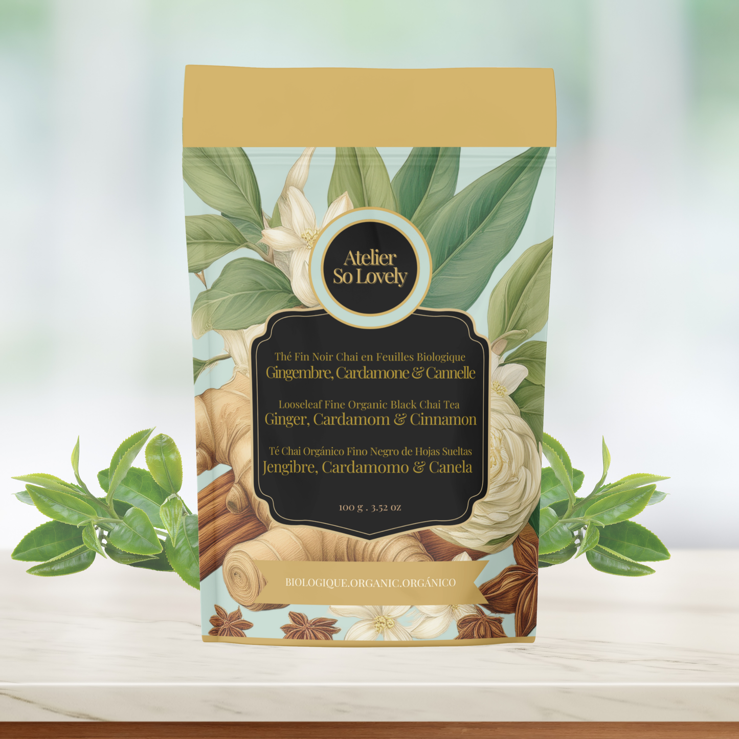 Ginger, Cardamom & Cinnamon Chai
