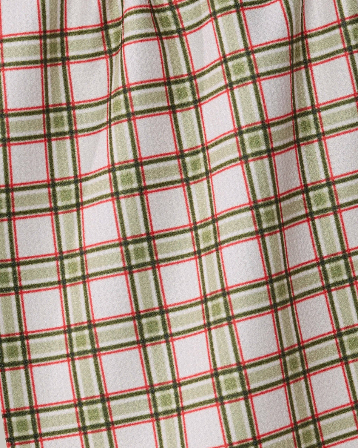 Stocking Plaid Tea Towel