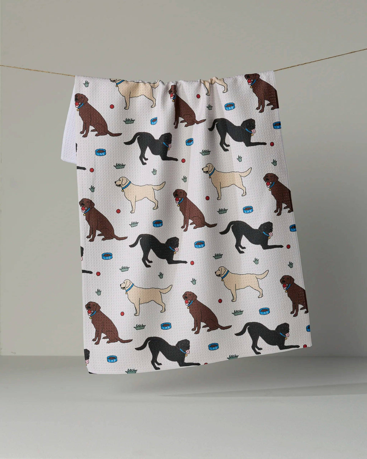Lab Pals Tea Towel