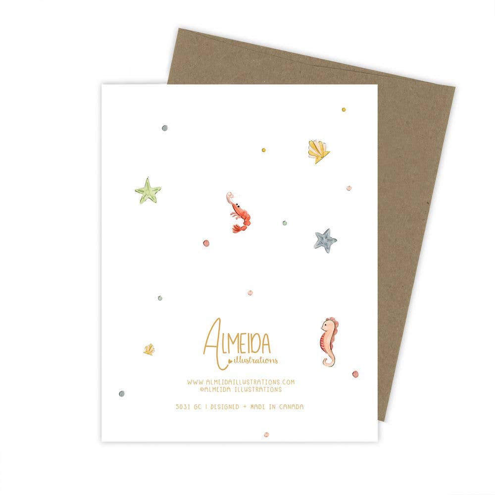 Under the Sea Baby Card