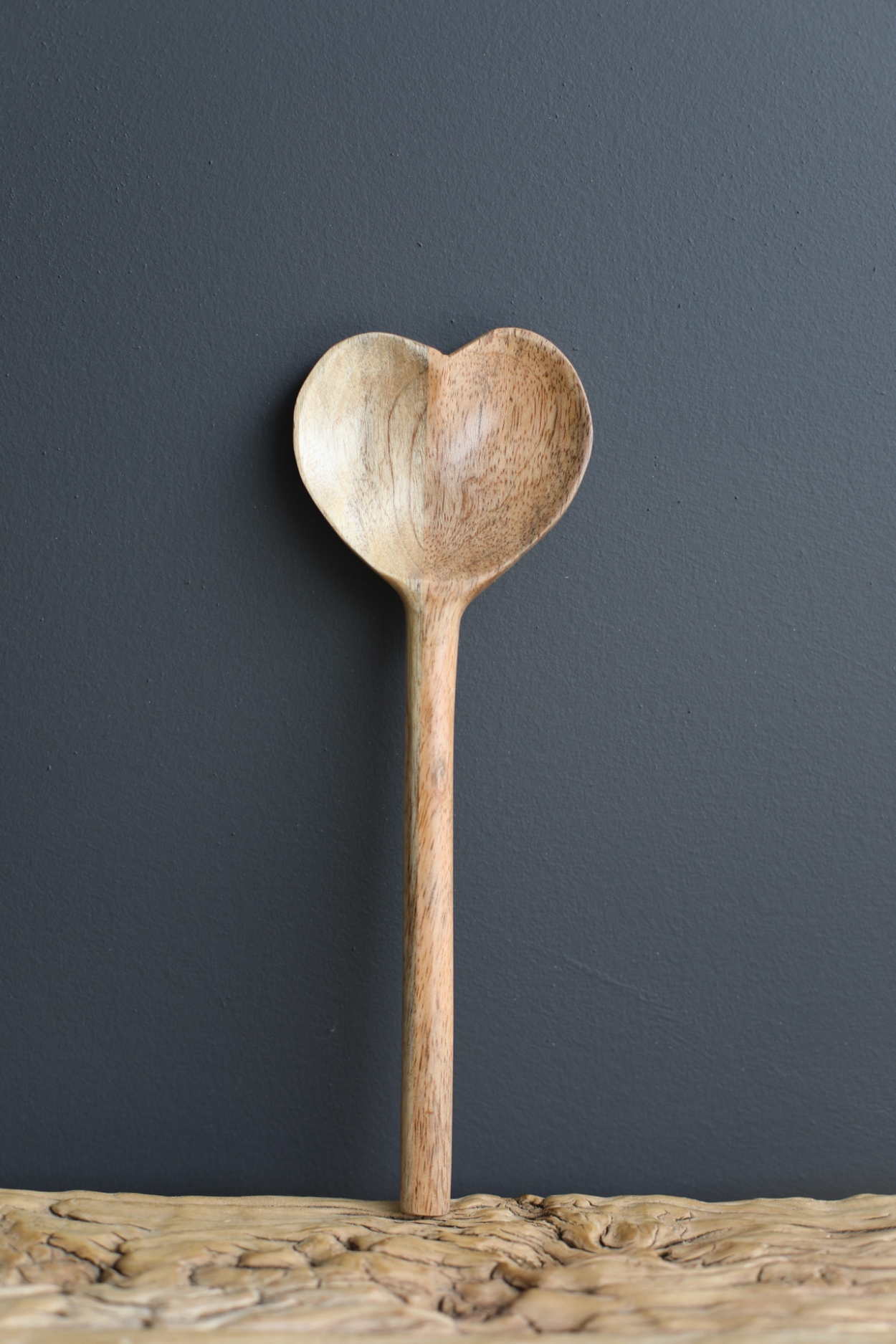 Heart Shaped Mango Wood Spoon