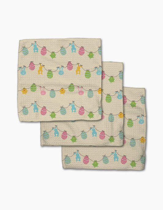 Easter Banner Dishcloth