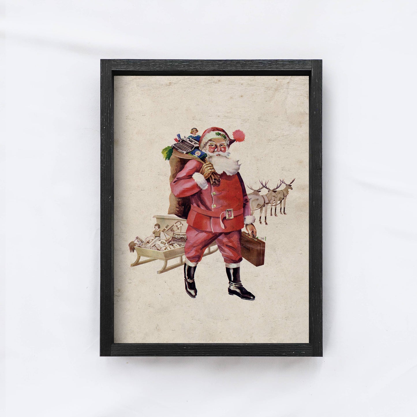 Santa Claus Christmas Print