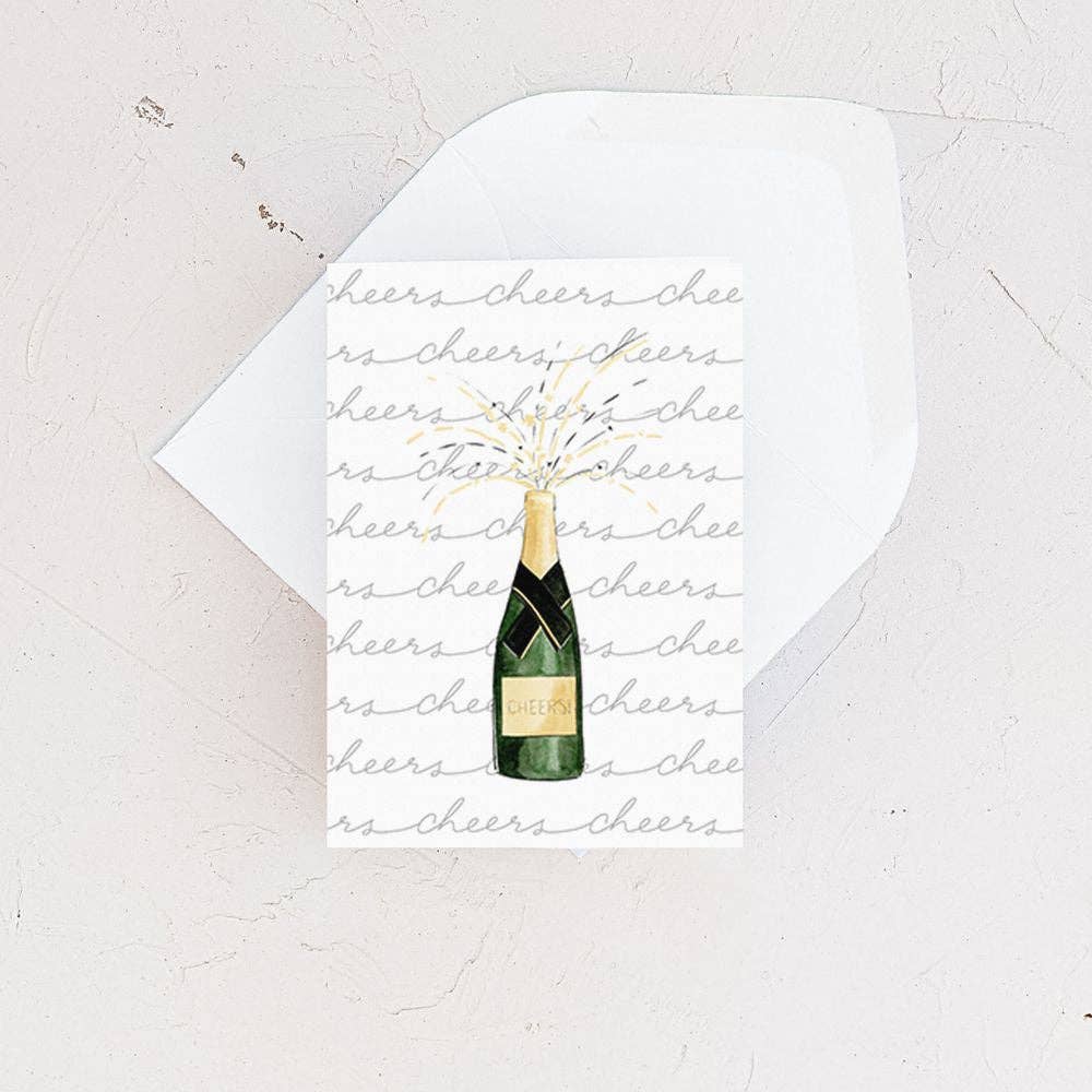 Cheers Celebration Enclosure Mini Card