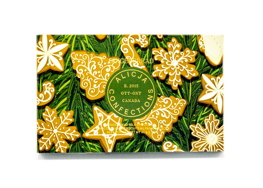 Gingerbread Milk Postcard Chocolate Bar