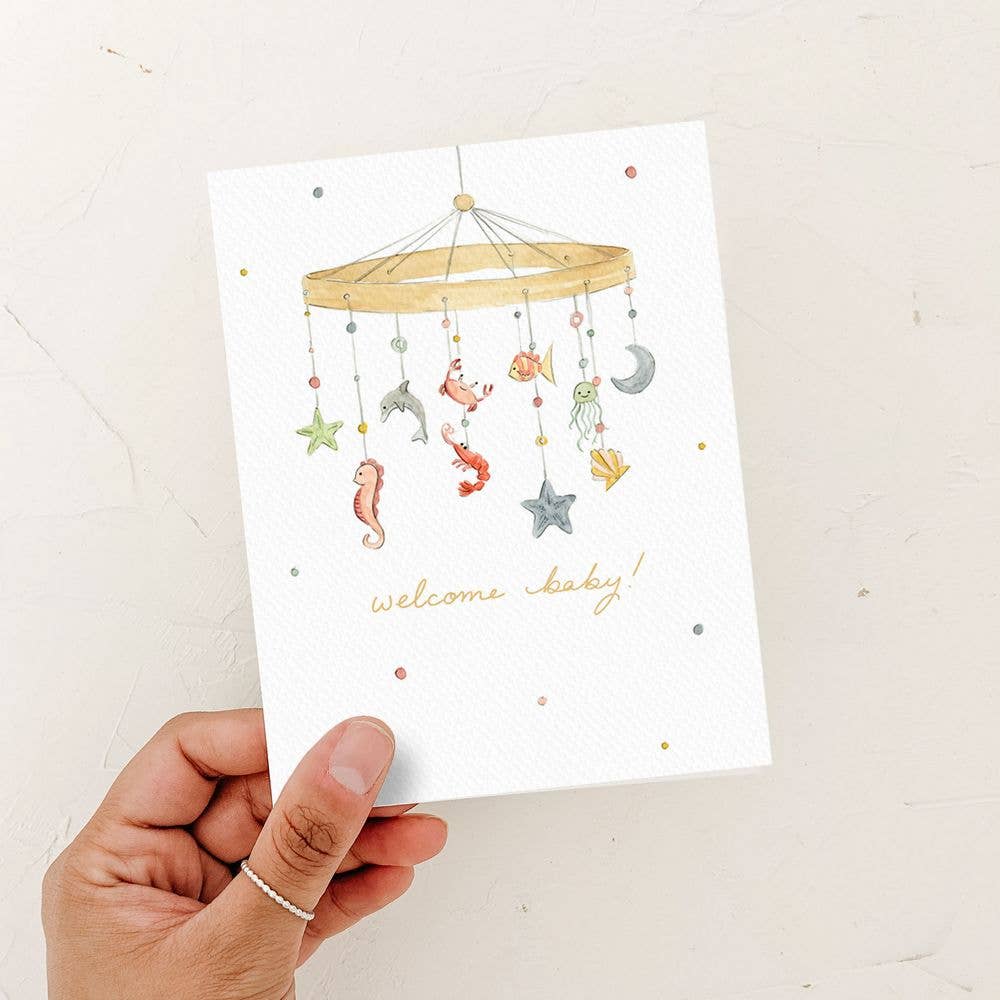 Under the Sea Baby Card