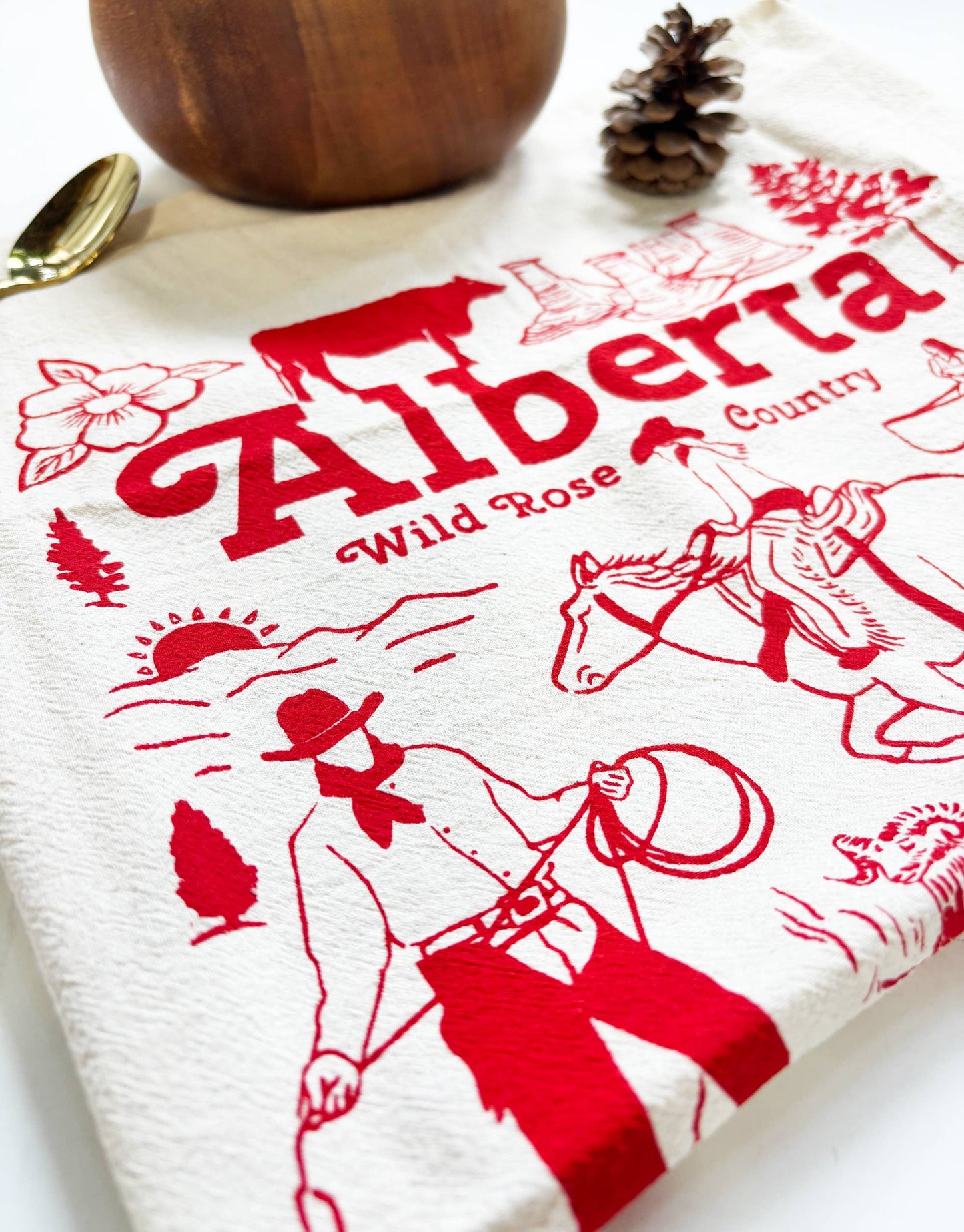 Alberta Commemorative Organic Tea Towel