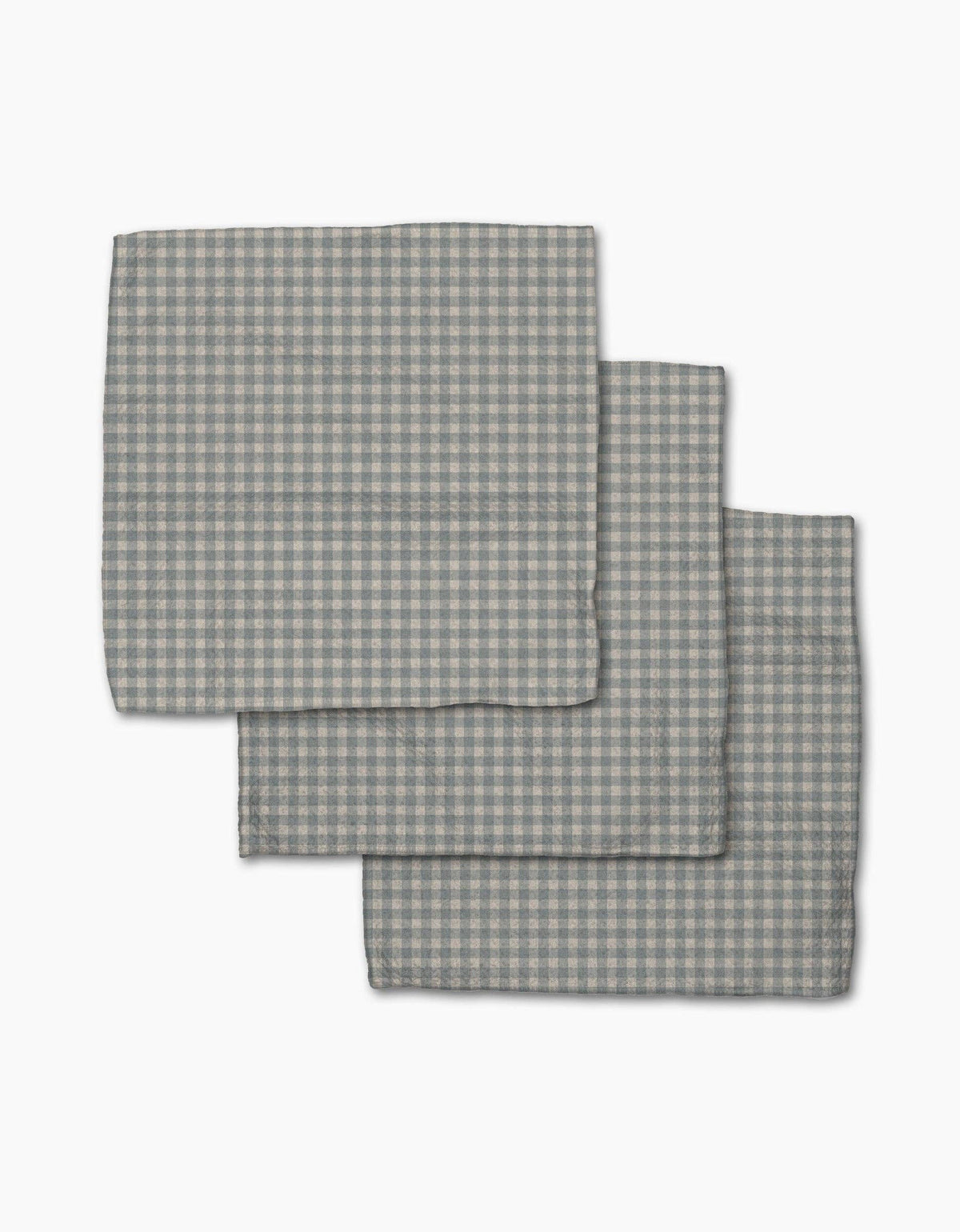 Tidepool Check Dishcloth
