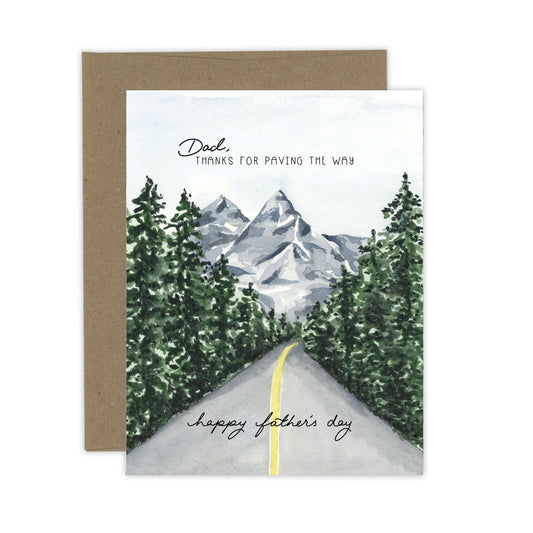 Father's Day Paving the Way Card